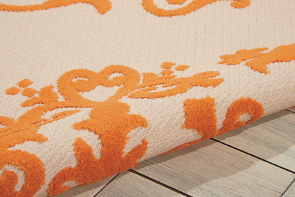 Nourison Home Aloha  Orange  Contemporary