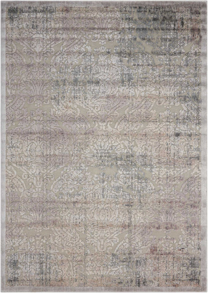 Nourison Home Graphic Illusions GIL09 Grey Transitional Power-loomed Rug