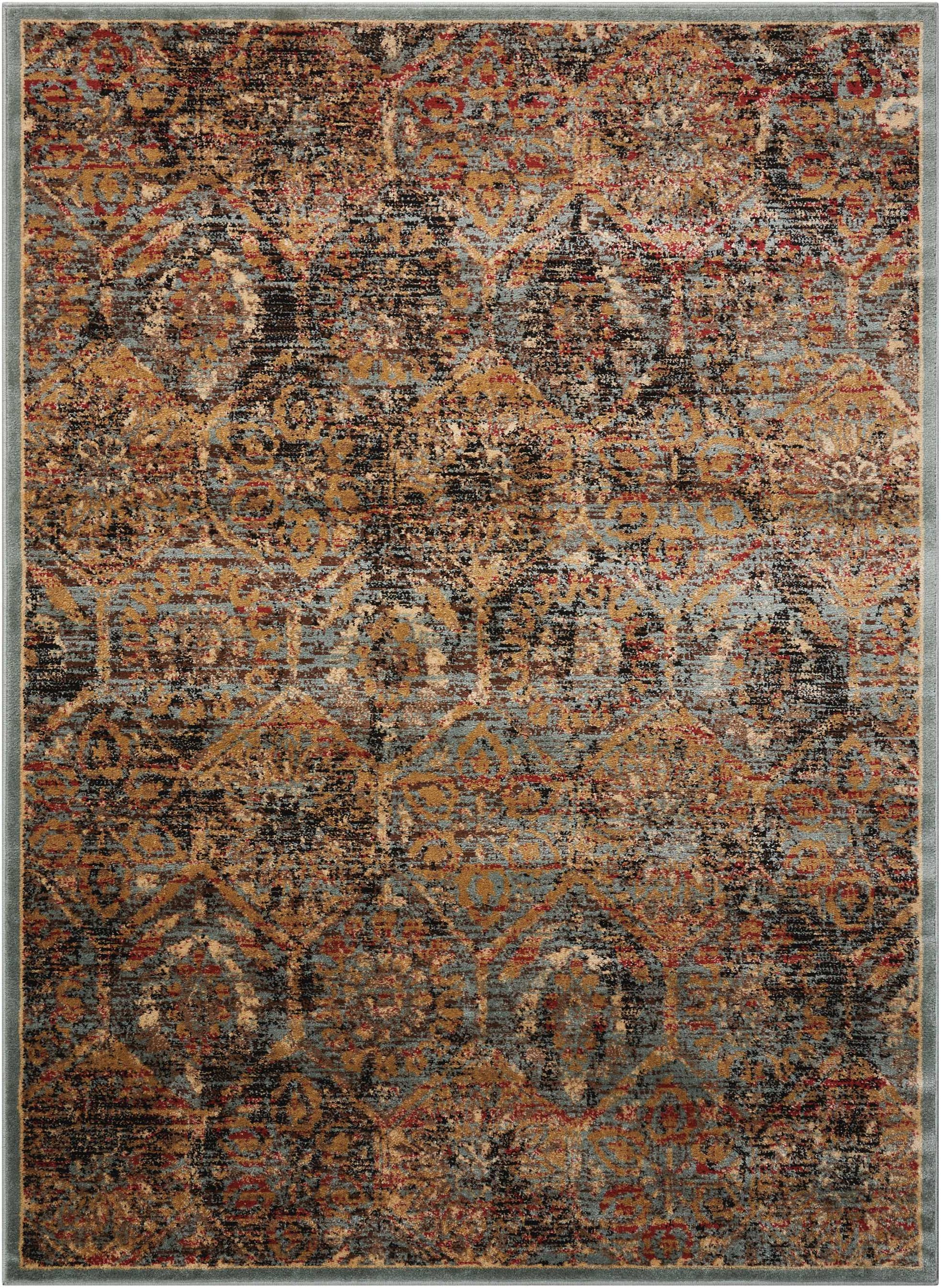 Nourison Home Delano  Blue  Traditional