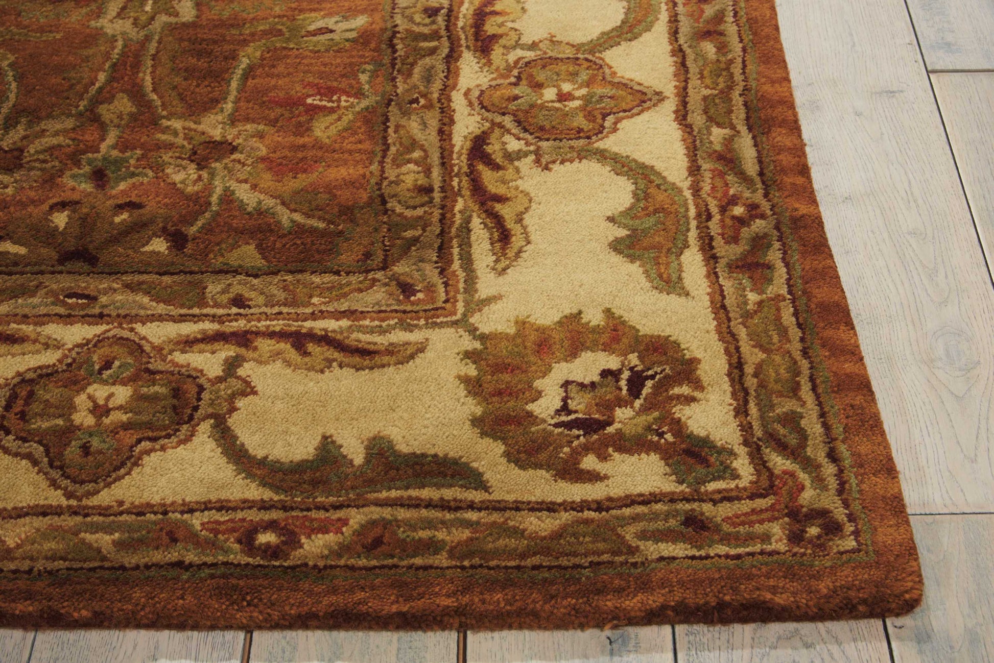 Nourison Home Jaipur  Rust  Traditional