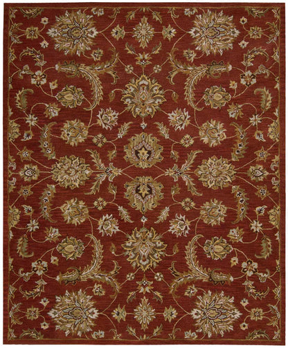 Nourison Home India House  Brick  Traditional