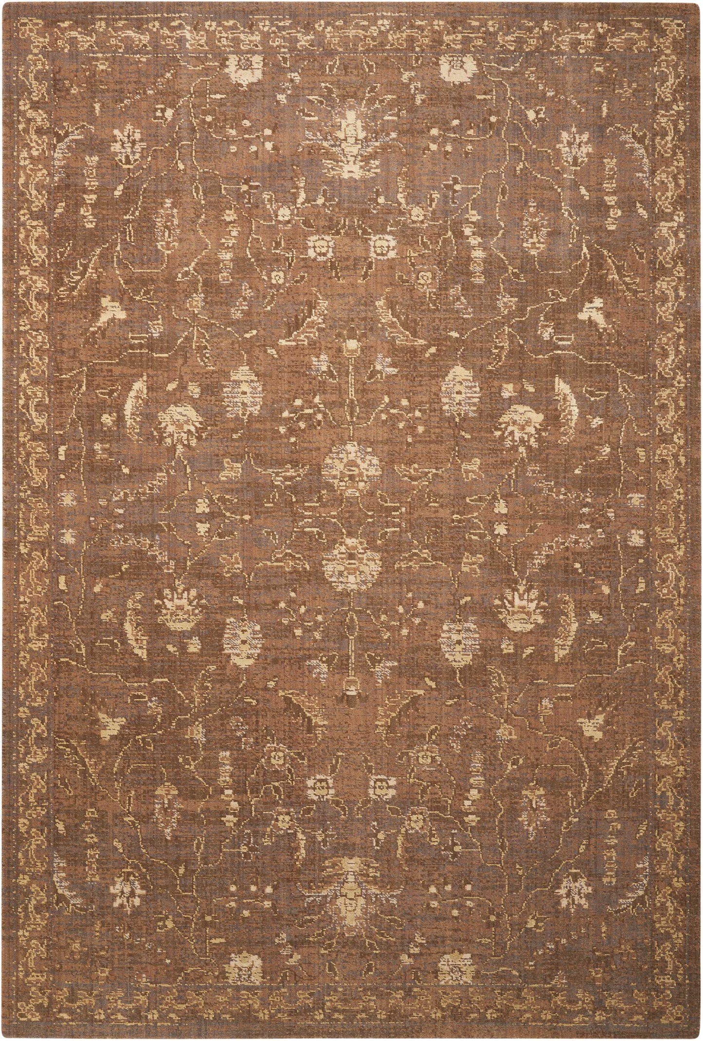 Nourison Home Silk Elements SKE02 Cocoa Traditional Loomed Rug