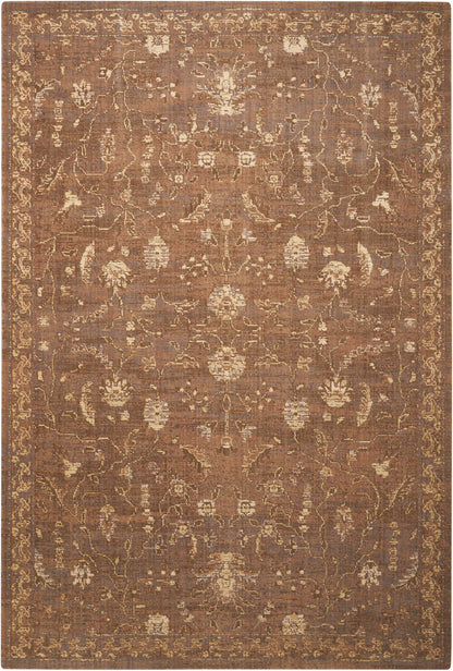 Nourison Home Silk Elements SKE02 Cocoa Traditional Loomed Rug