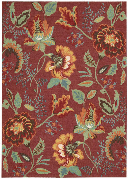 Nourison Home Vista VIS51 Brick  Tufted Rug