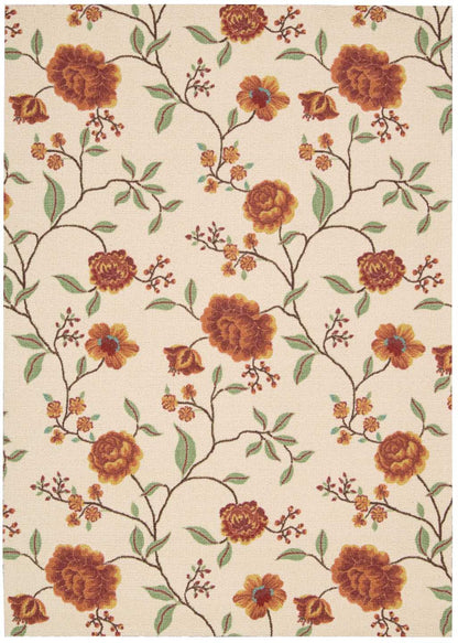 Nourison Home Vista VIS52 Ivory Contemporary Tufted Rug