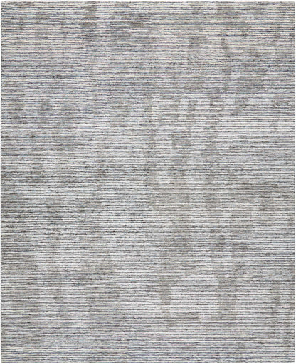 Nourison Home Ellora ELL03 Slate Contemporary Knotted Rug