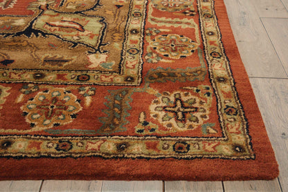 Nourison Home Jaipur  Brick  Traditional