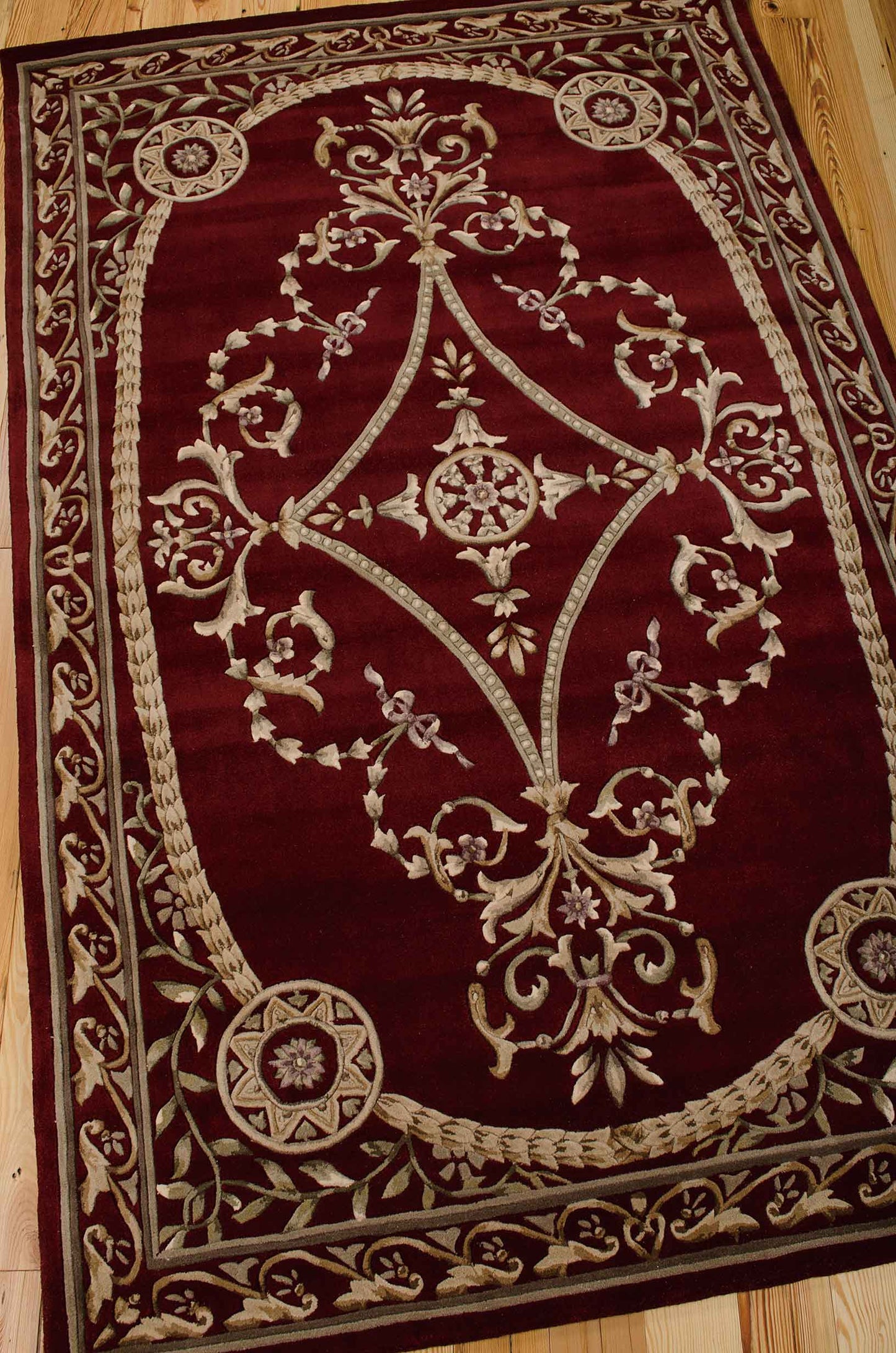 Nourison Home Versailles Palace VP07 Brick Traditional Tufted Rug