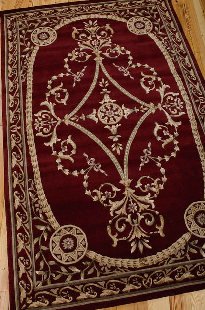 Nourison Home Versailles Palace VP07 Brick Traditional Tufted Rug