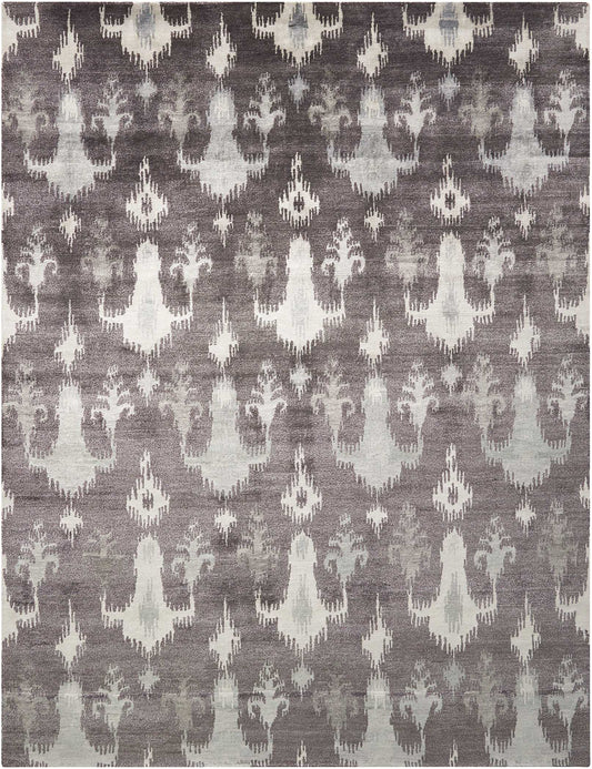 Nourison Home Silk Shadows  Grey  Transitional
