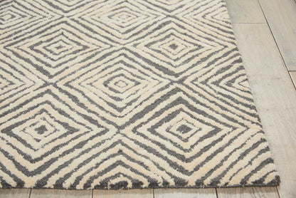 Nourison Home Deco Mod  Grey Ivory  Transitional
