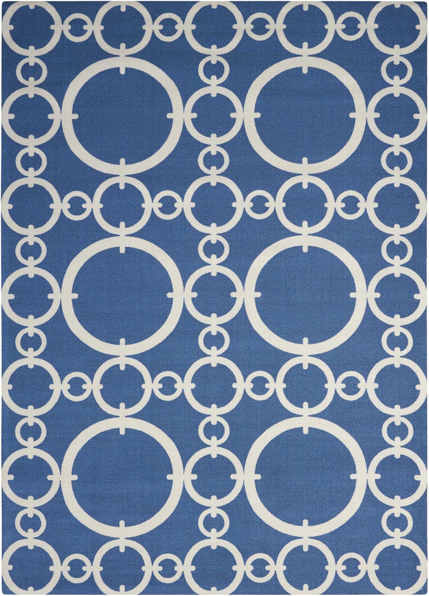 Waverly Sun N Shade SND02 Navy Transitional Power-Loomed Rug