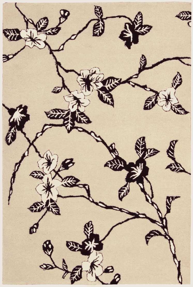 Nourison Home Modern Elegance LH08 Black White Transitional Tufted Rug