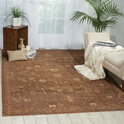 Nourison Home Silk Elements  Cocoa  Traditional