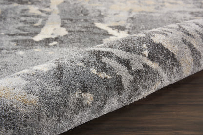 Nourison Home Fusion  Grey  Contemporary