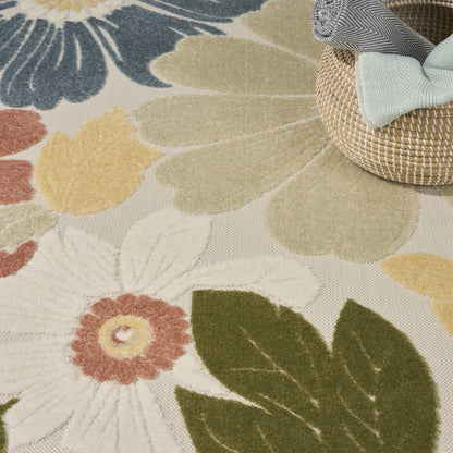 Nourison Home Aloha  Multicolor  Contemporary