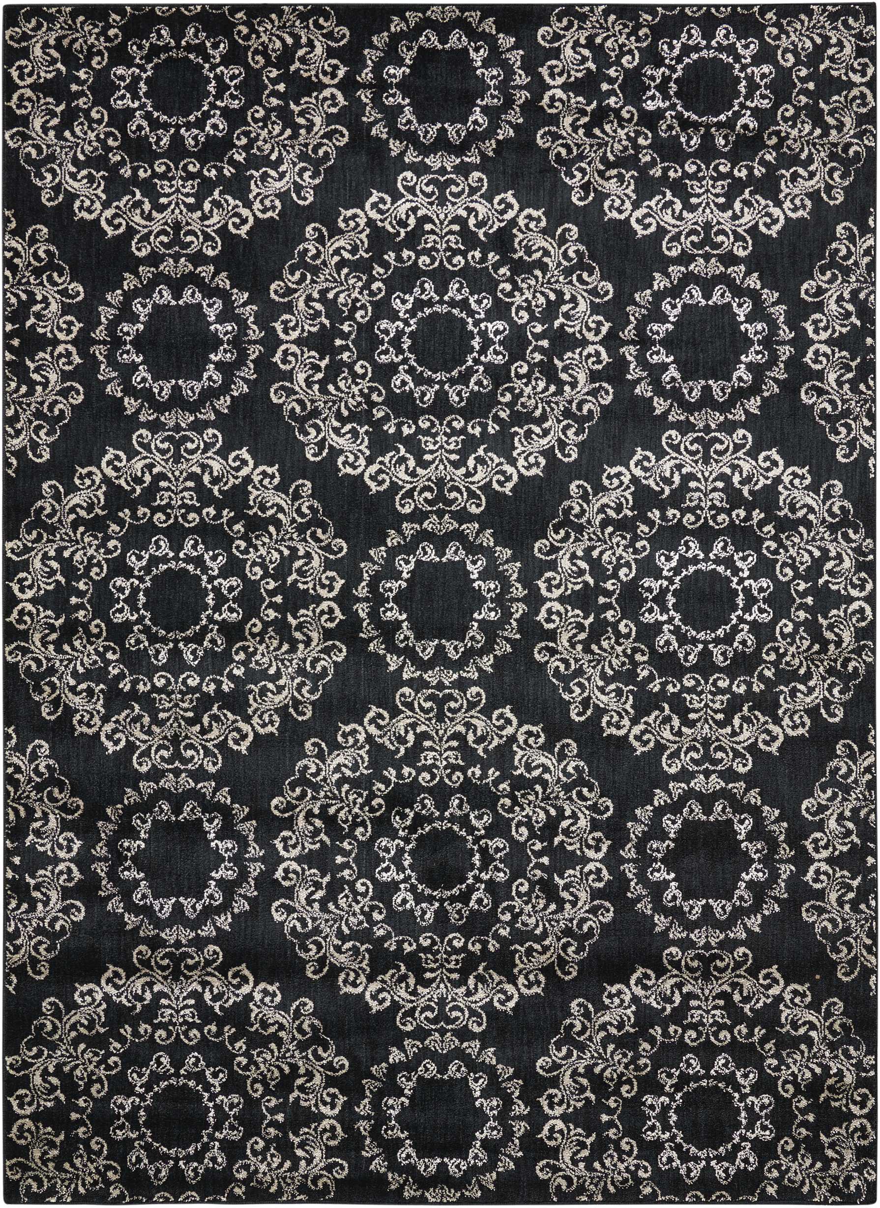 Nourison Home Tranquility  Black  Transitional