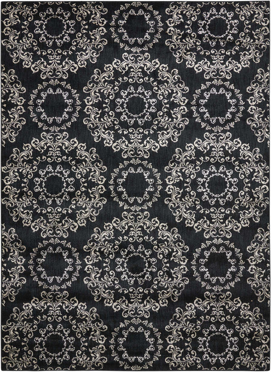 Nourison Home Tranquility  Black  Transitional