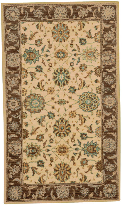 Nourison Home Living Treasures LI05 Beige Traditional Loom-woven Rug