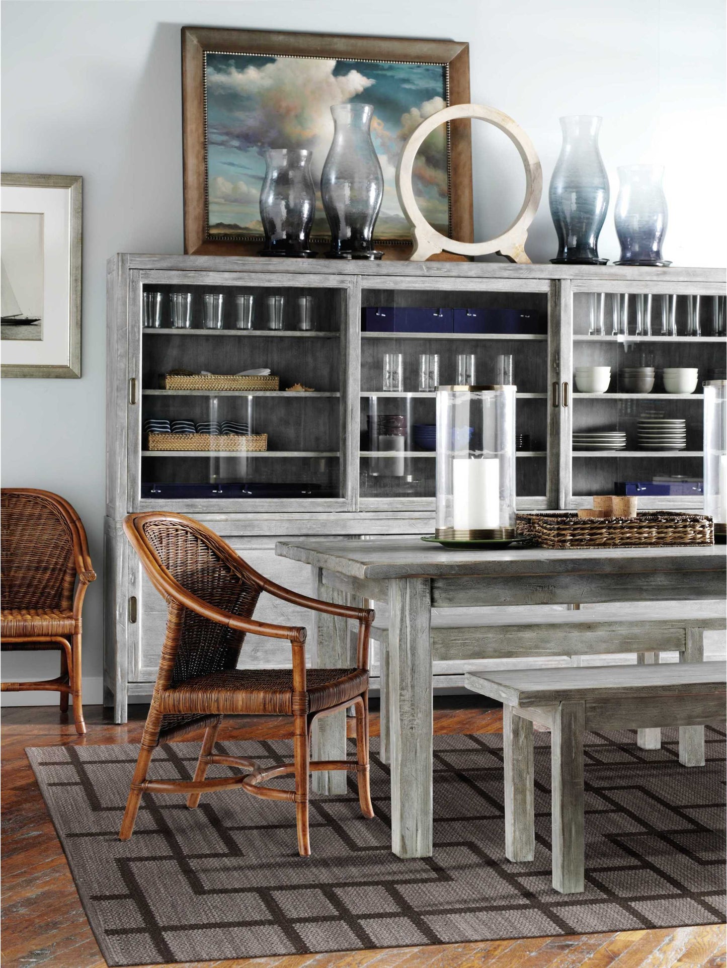 Barclay Butera Maze  Slate  Contemporary