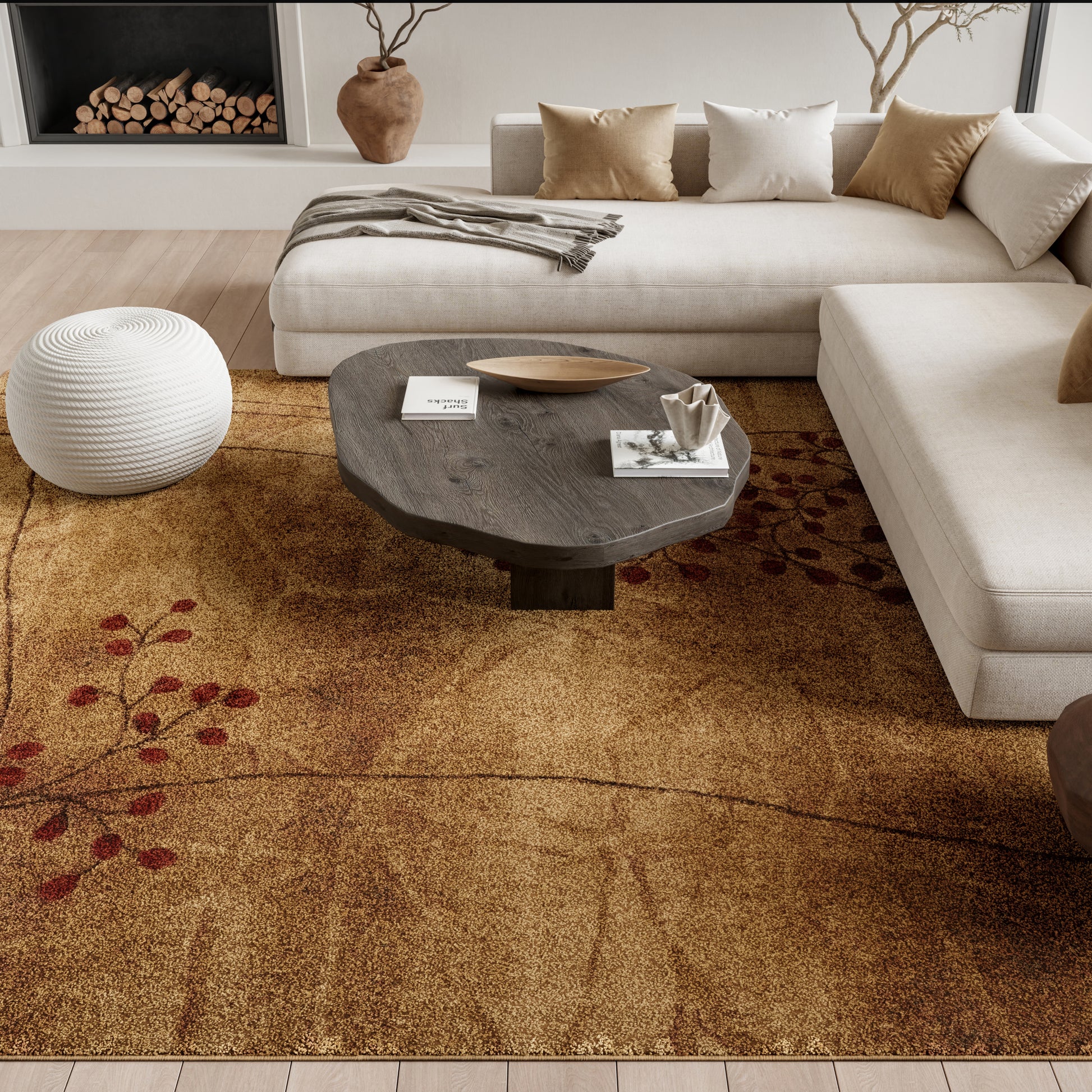 Nourison Home Somerset  Latte  Contemporary