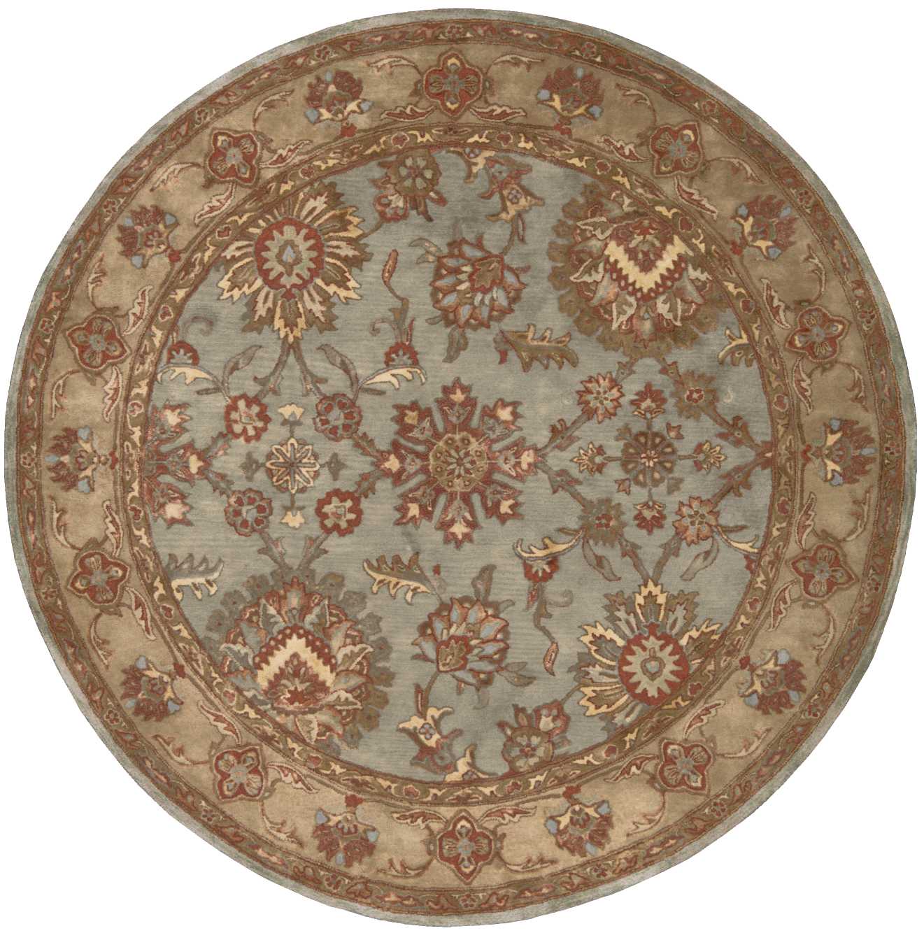 Nourison Home Jaipur  Aqua  Traditional