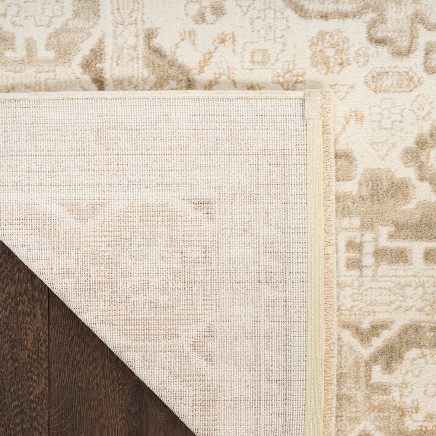 Nourison Home Pardis  Ivory Beige  Traditional