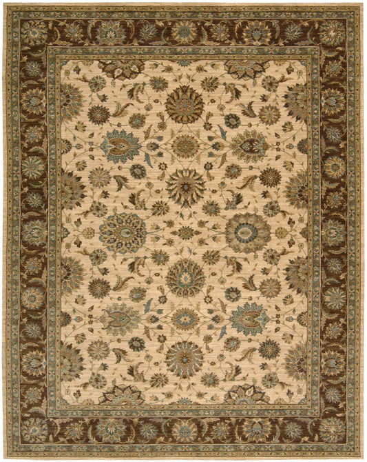 Nourison Home Living Treasures  Beige  Traditional