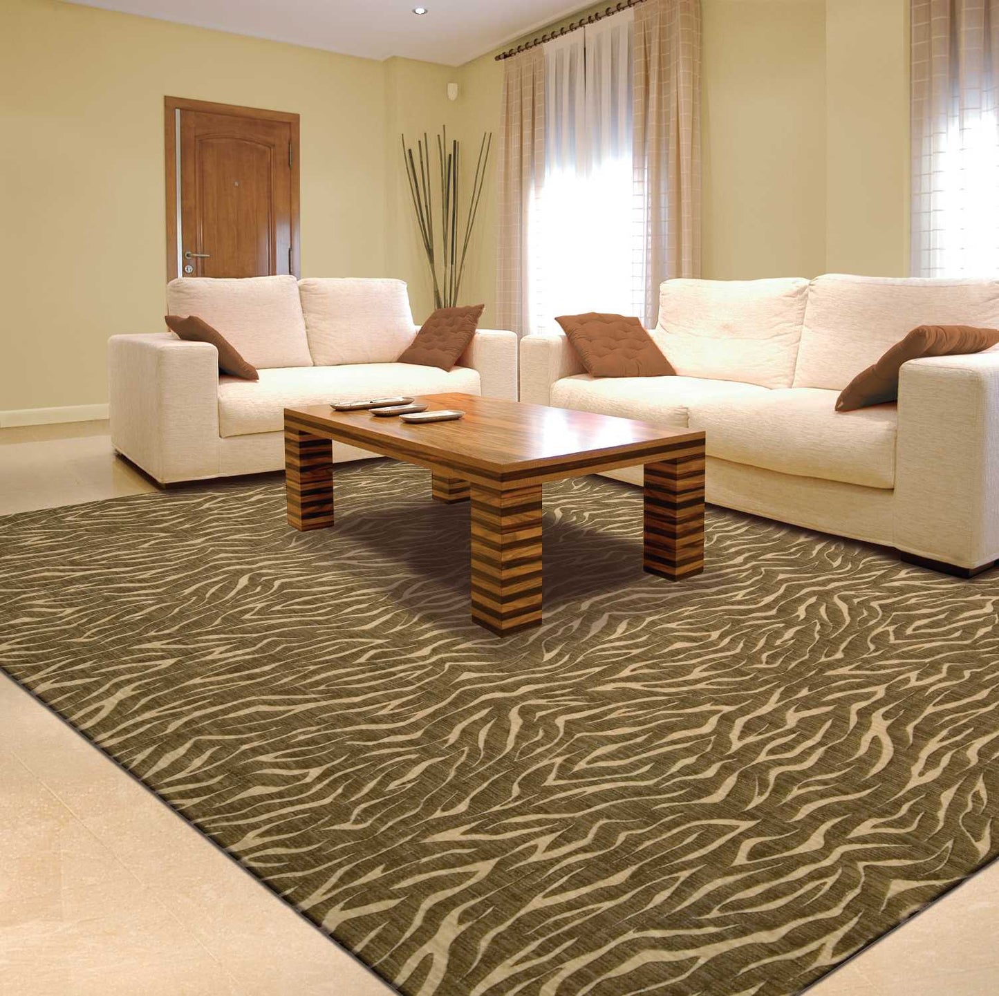 Nourison Home Cosmopolitan  Cocoa  Contemporary