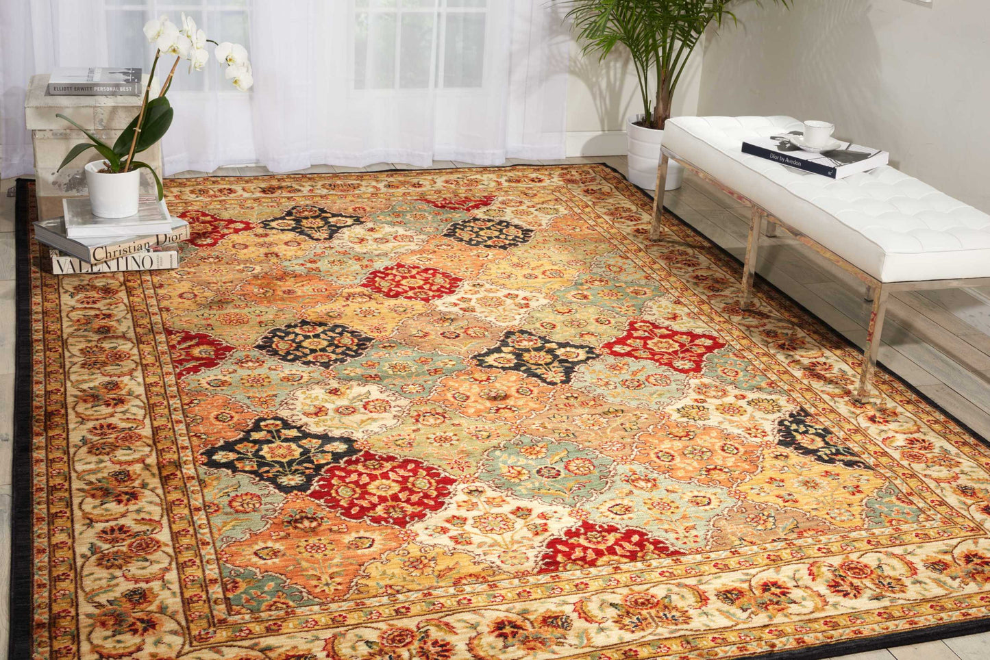 Nourison Home Ancient Times  Multicolor  Traditional