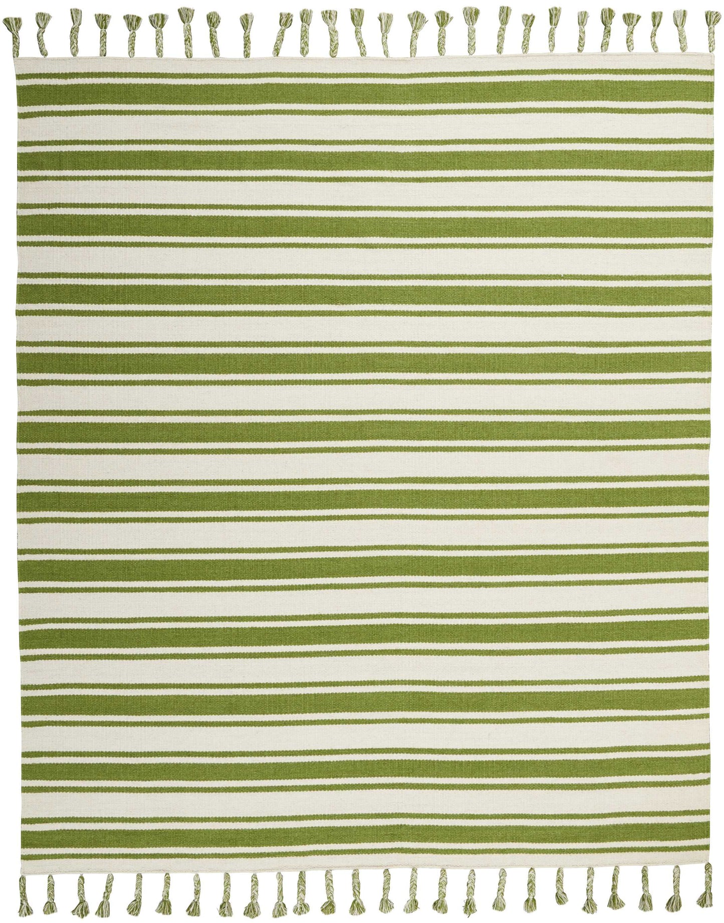 Nourison Home Rio Vista  Ivory Green  Contemporary