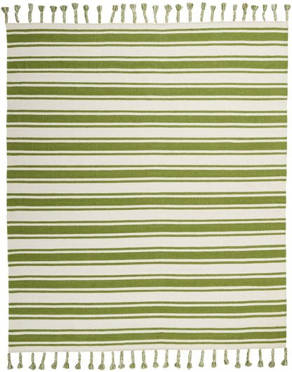 Nourison Home Rio Vista  Ivory Green  Contemporary