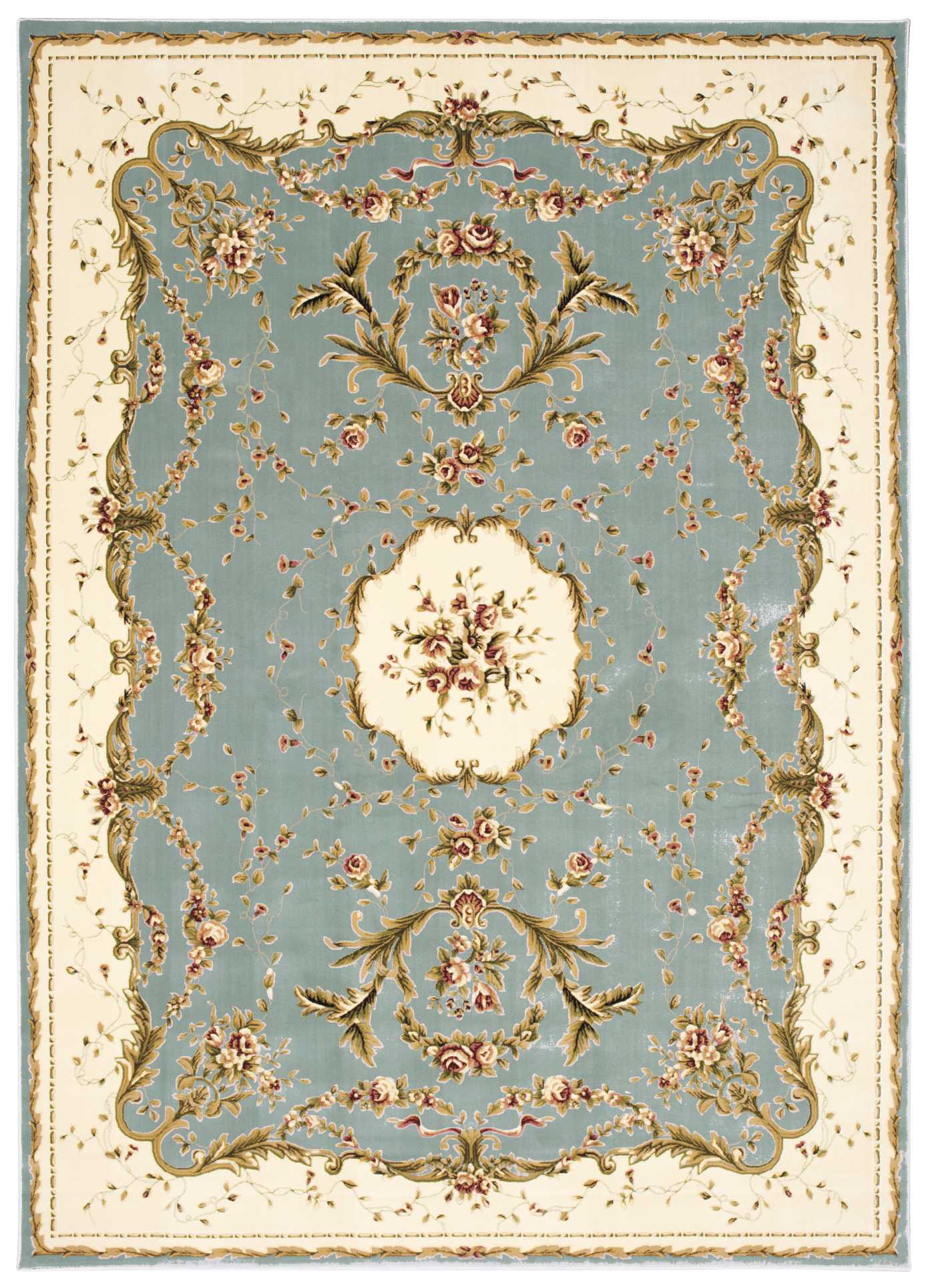 Nourison Home Bordeaux  Slate Blue  Traditional