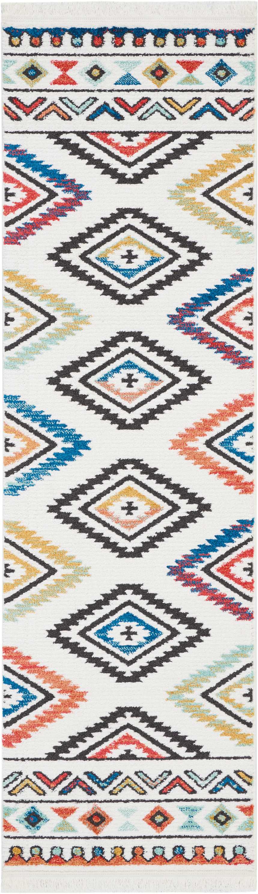 Nourison Home South Western NAV06 White Transitional Power-loomed Rug