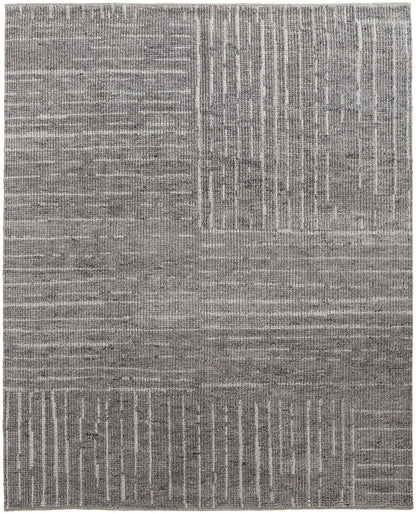 Feizy Alford 6913F Charcoal Modern/Mid - Century Modern/Indu Hand Knotted Rug - Rugs - Feizy - Atlanta Designer Rugs