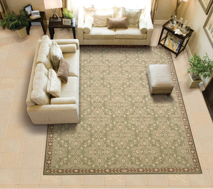 Nourison Home Riviera  Green  Traditional