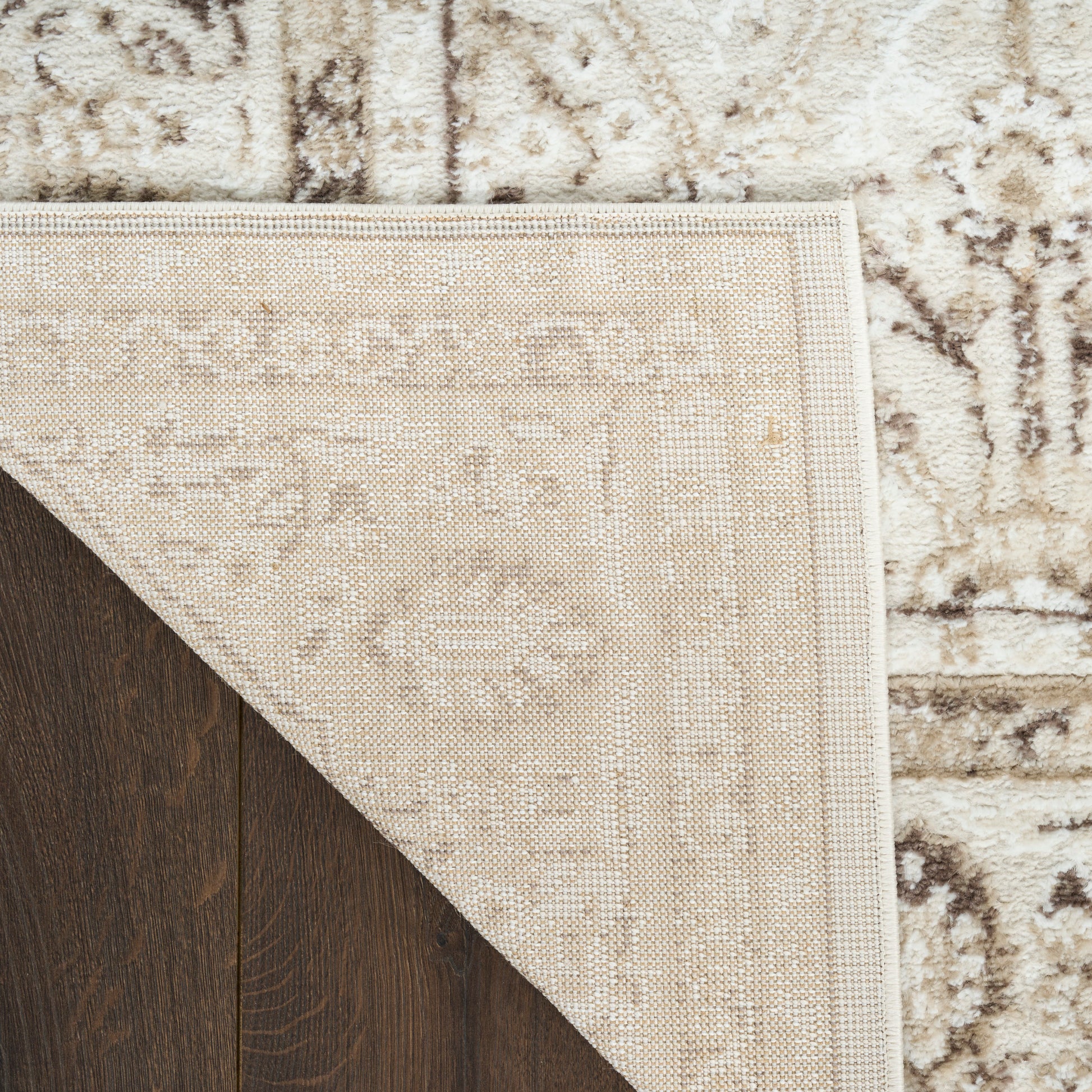 Nourison Home Dekor  Ivory Brown  Traditional