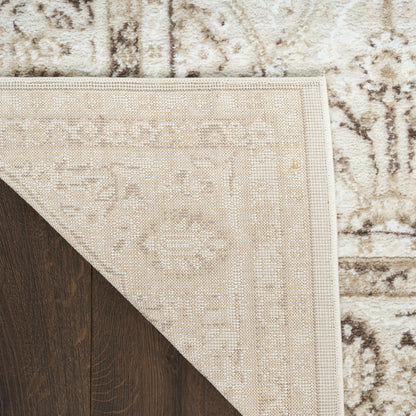 Nourison Home Dekor  Ivory Brown  Traditional