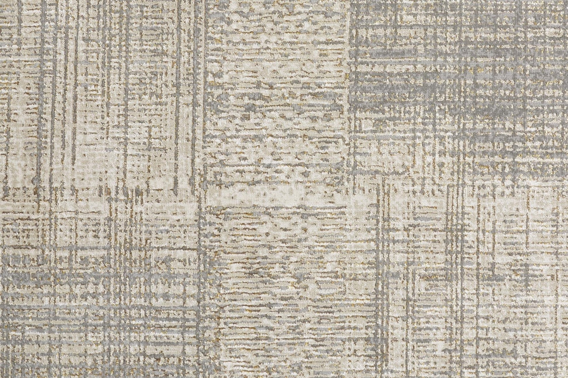 Feizy Aura 3736F Gold Beige Modern/Casual/Industrial Machine Woven Rug - Rugs - Feizy - Atlanta Designer Rugs