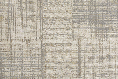 Feizy Aura 3736F Gold Beige Modern/Casual/Industrial Machine Woven Rug - Rugs - Feizy - Atlanta Designer Rugs