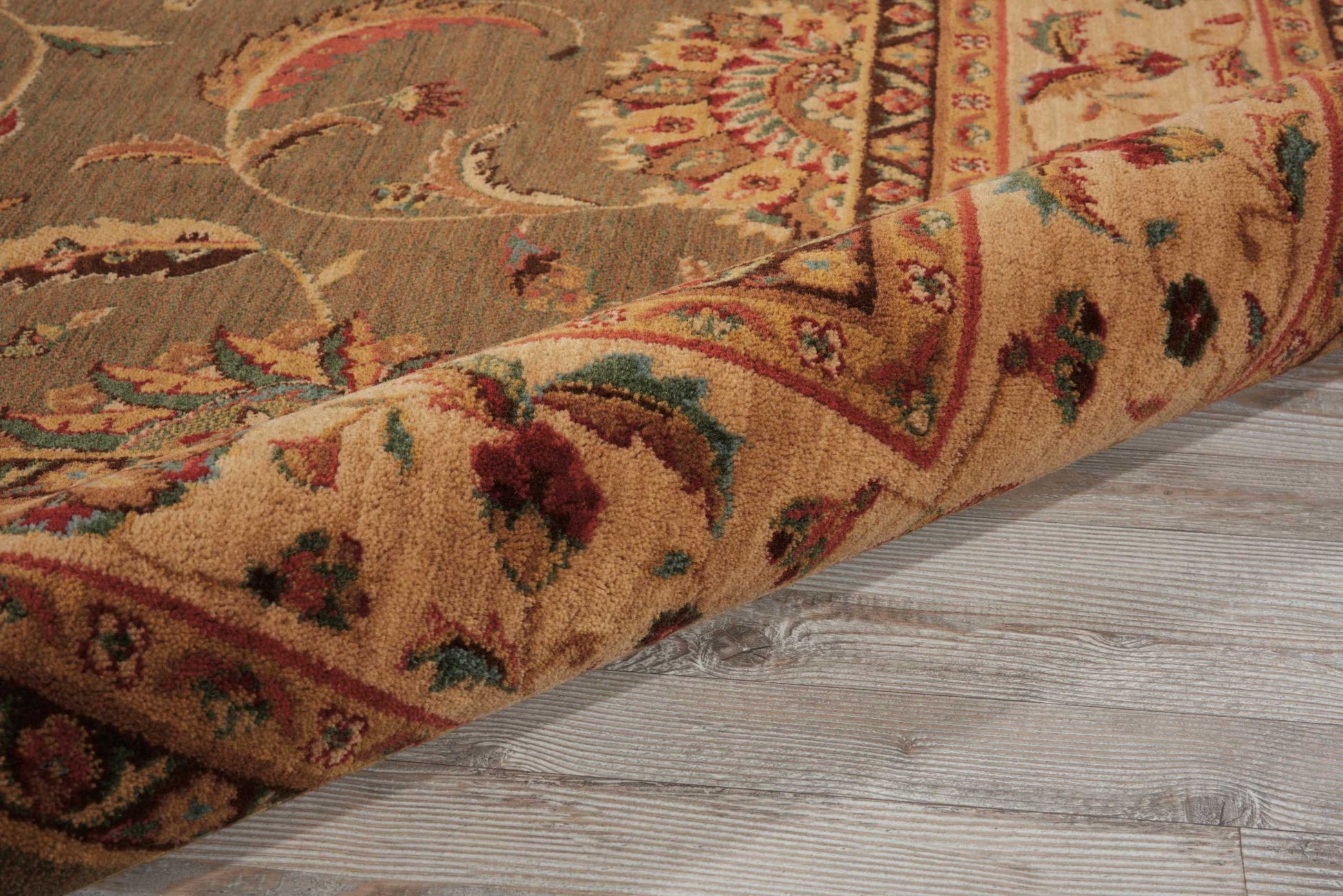 Nourison Home Living Treasures  Green  Traditional