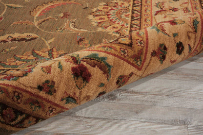 Nourison Home Living Treasures  Green  Traditional