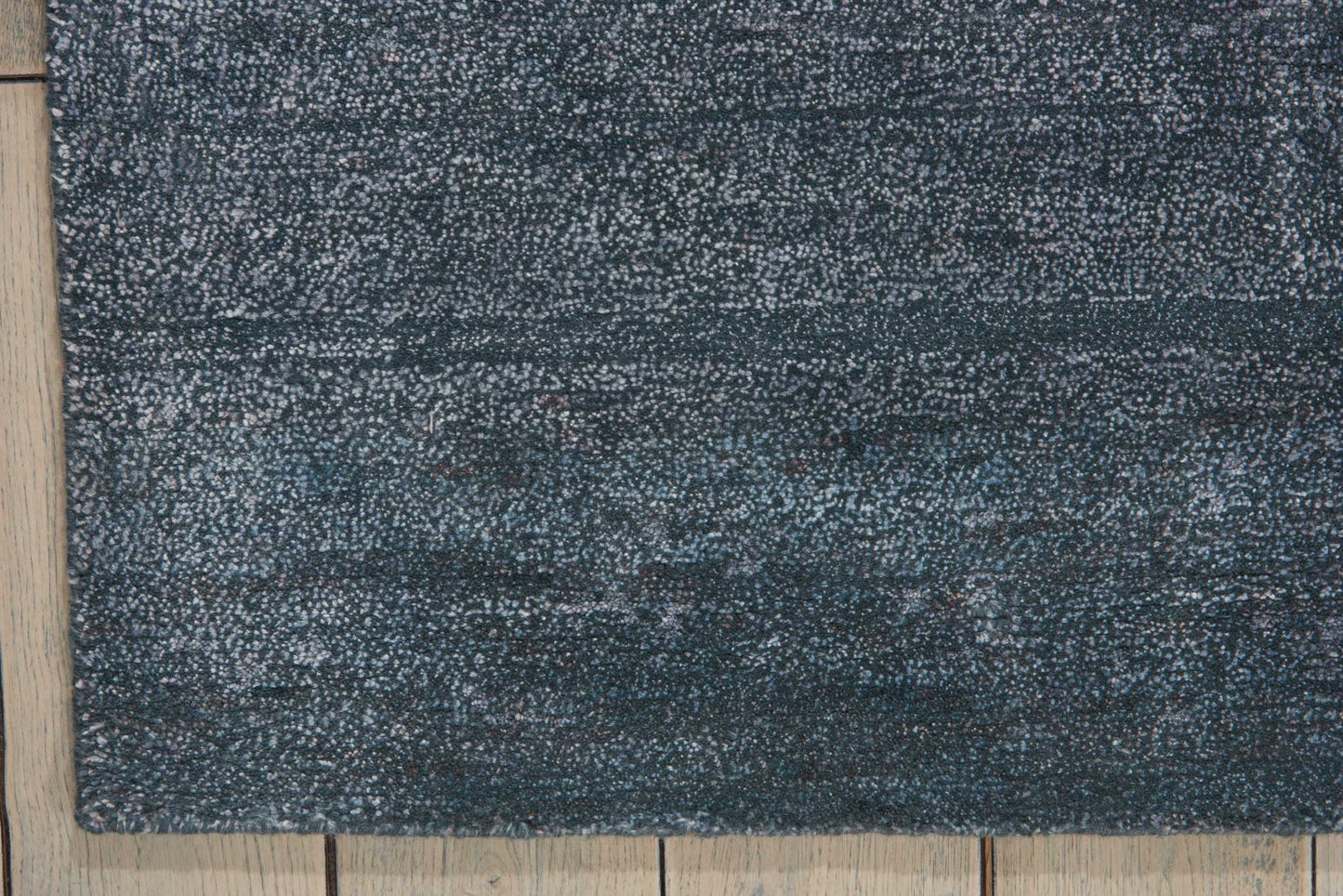 Nourison Home Silk Shadows  Blue Stone  Transitional