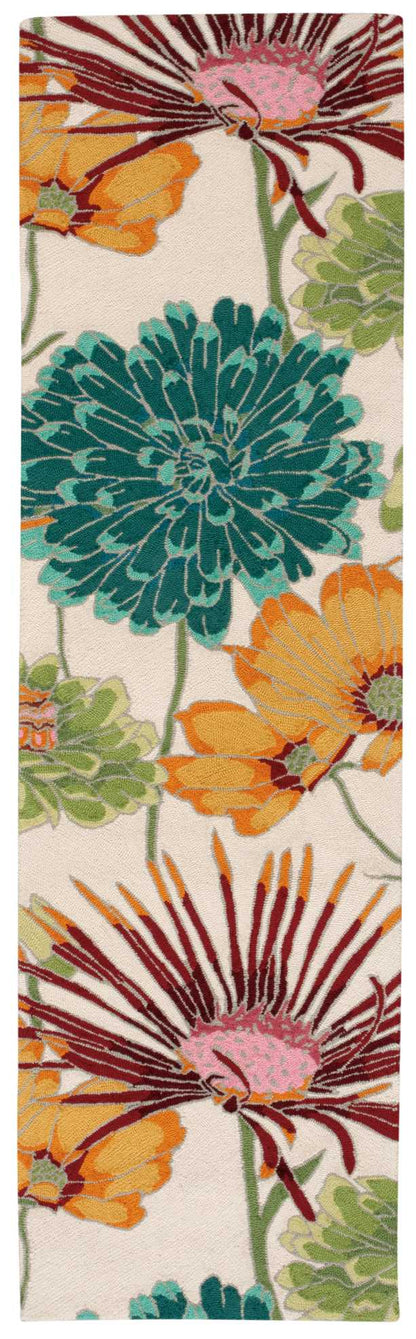 Nourison Home Fantasy FA26 Ivory Contemporary Hooked Rug