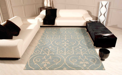 Nourison Home Ambrose  Blue  Transitional
