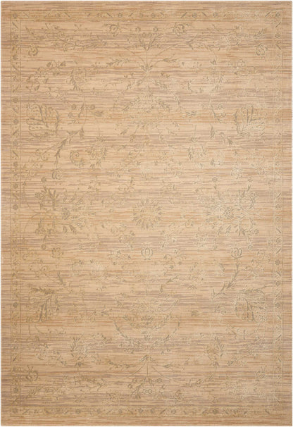 Nourison Home Silk Elements SKE29 Sand Traditional Loomed Rug