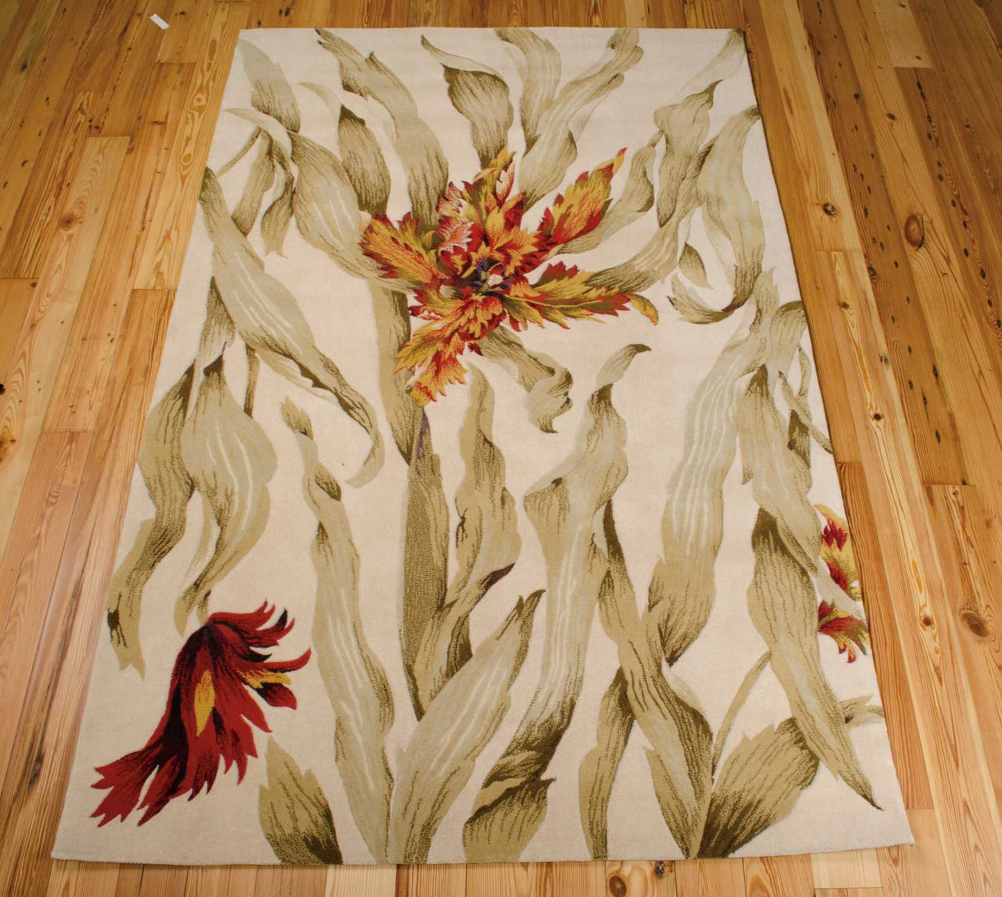 Nourison Home Tropics  Ivory  Contemporary