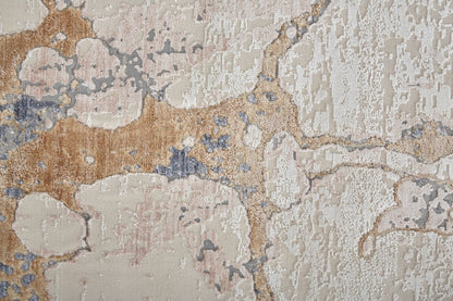 Feizy Laina 39G8F Blue Multi Abstract Machine Woven Rug - Rugs - Feizy - Atlanta Designer Rugs