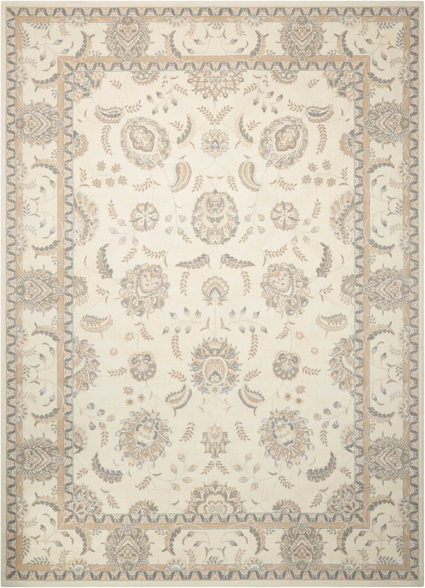 Nourison Home Persian Empire PE22 Bone Traditional Loomed Rug