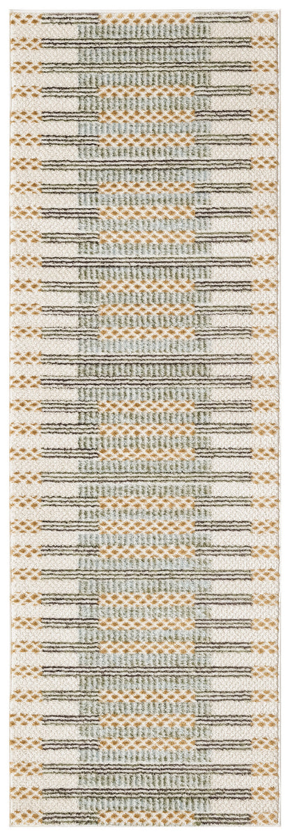 Nourison Home Nordic NRC15 Ivory Multicolor Contemporary Power-loomed Rug